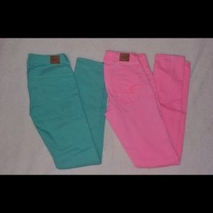 Set of 2 American Eagle Skinny Jeans